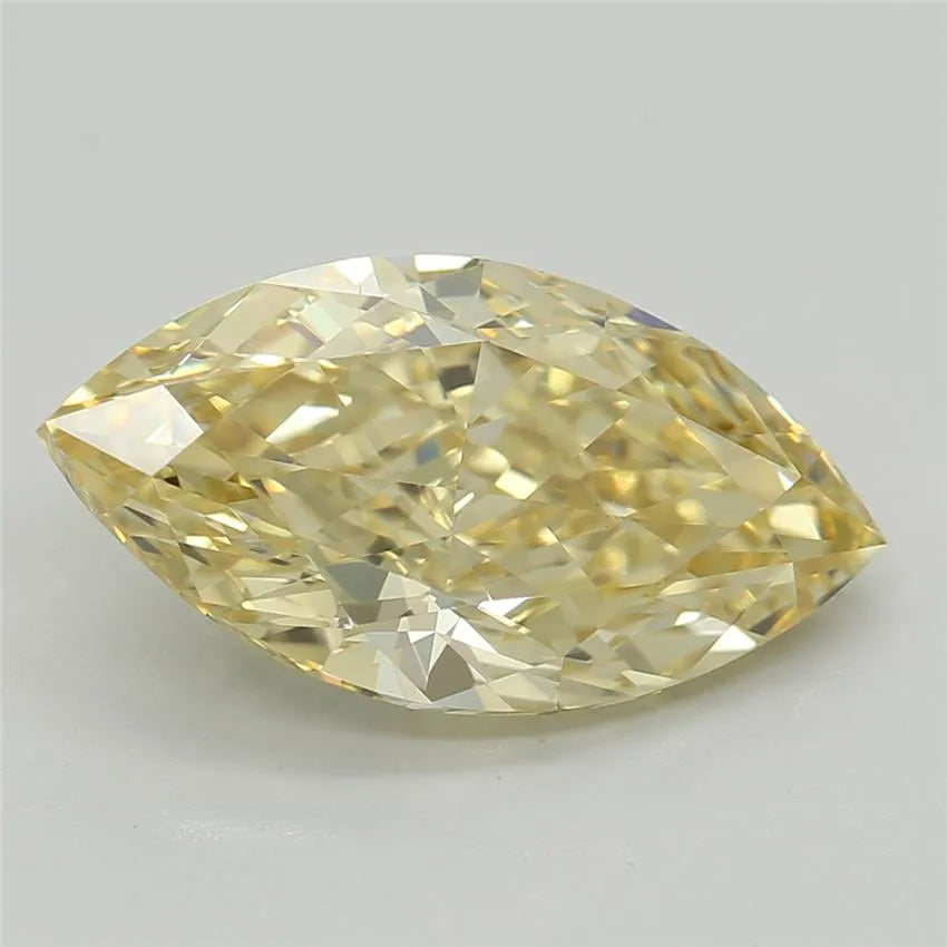 1.85ct Marquise Lab Grown Diamond (Colour Fancy Intense Yellow, Clarity VS1, IGI Certified)