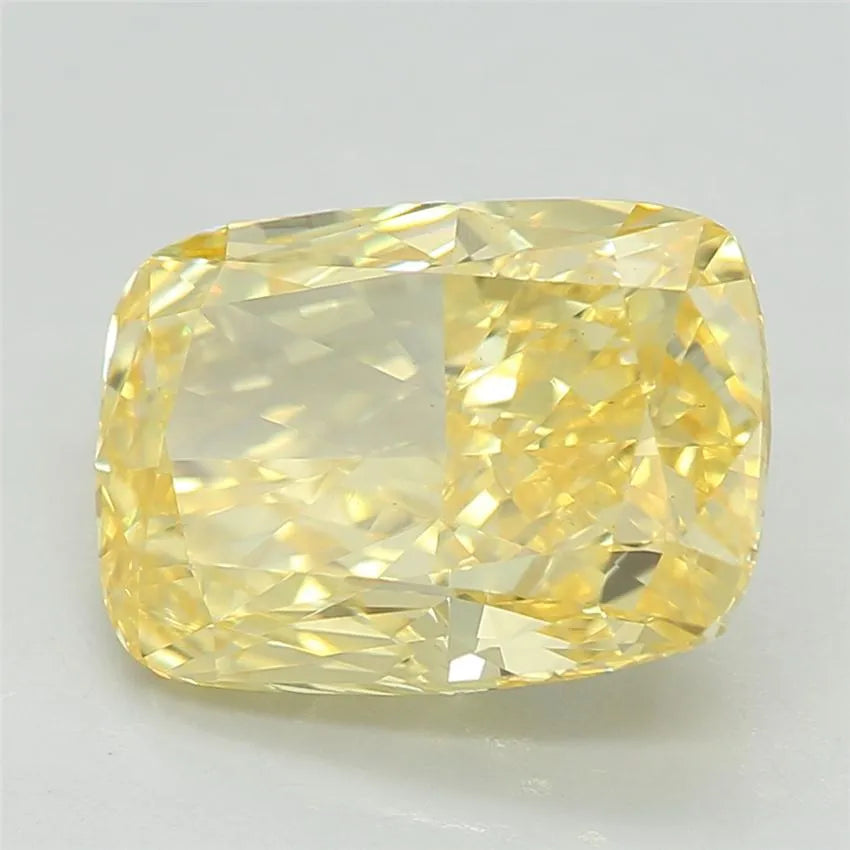 2.33ct Cushion brilliant Lab Grown Diamond (Colour Fancy Vivid Yellow, Clarity VS1, IGI Certified)