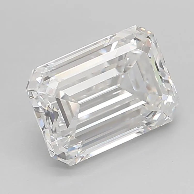 2.87ct Emerald Lab Grown Diamond (Colour D, Clarity VVS1, IGI Certified)
