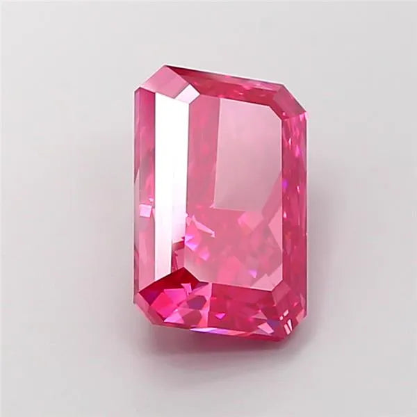 6.03ct Radiant Lab Grown Diamond (Colour Fancy Vivid Pink, Clarity VVS2, IGI Certified)