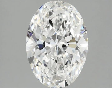 2.00ct Oval Lab Grown Diamond (Colour E, Clarity VVS2, IGI Certified)