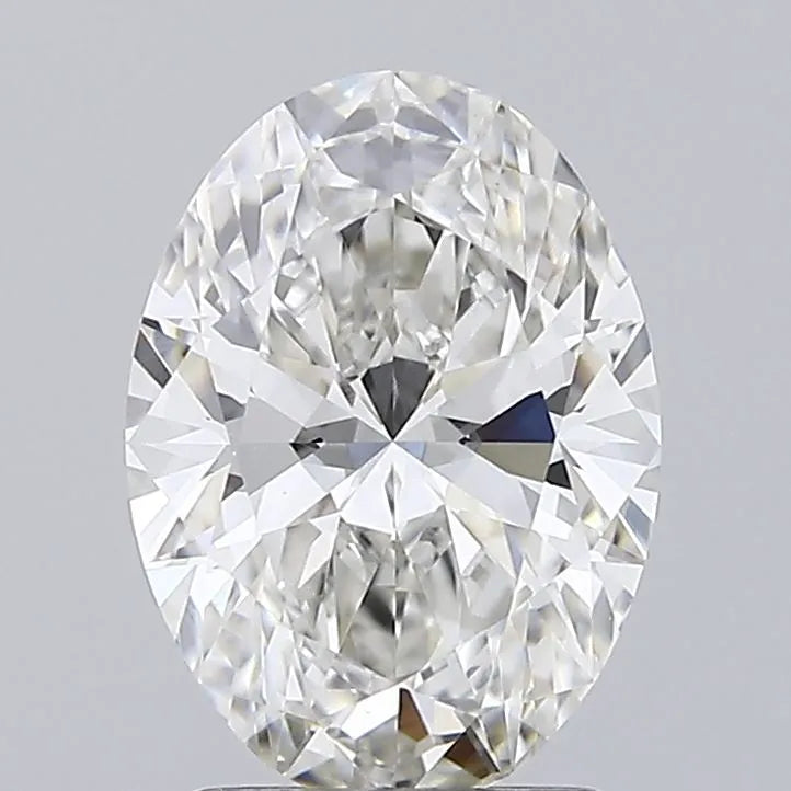 2.10ct Oval Lab Grown Diamond (Colour G, Clarity VVS2, IGI Certified)