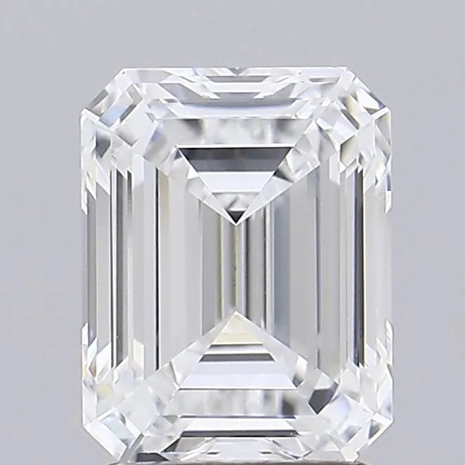 2.17ct Emerald Lab Grown Diamond (Colour D, Clarity IF, IGI Certified)