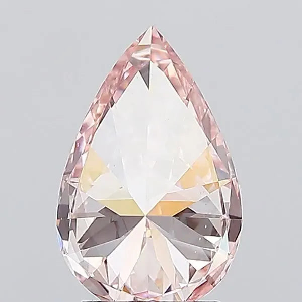 2.56ct Pear Lab Grown Diamond (Colour Fancy Intense Pink, Clarity VS1, IGI Certified)