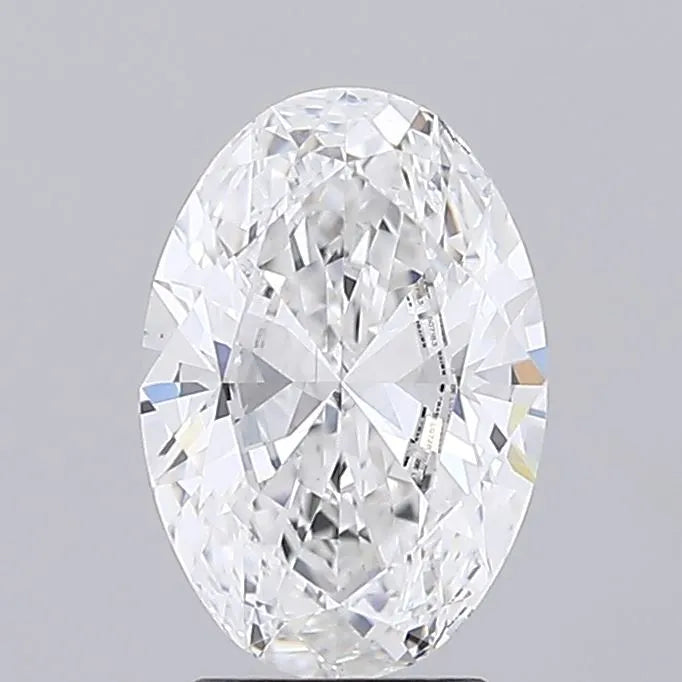 2.50ct Oval Lab Grown Diamond (Colour E, Clarity VS1, IGI Certified)