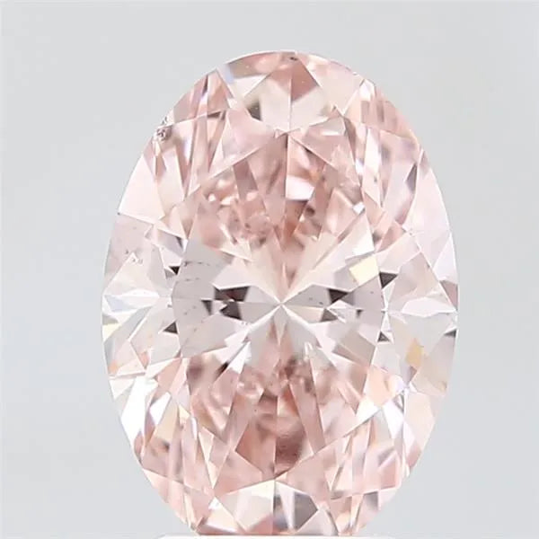 3.02ct Oval Lab Grown Diamond (Colour Fancy Intense Pink, Clarity VS2, IGI Certified)