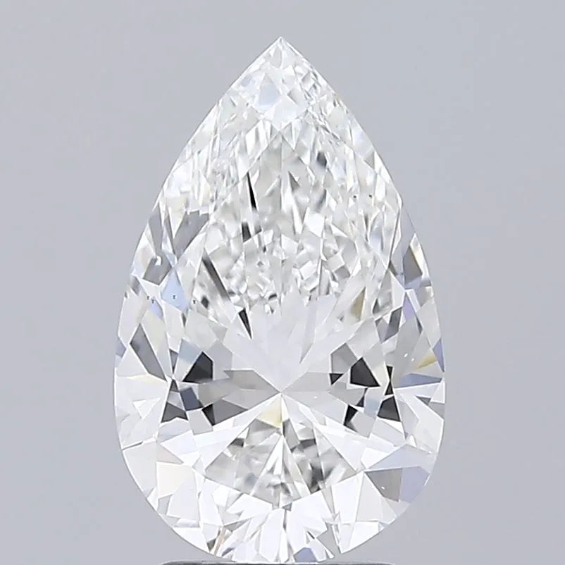 3.20ct Pear Lab Grown Diamond (Colour E, Clarity VS2, IGI Certified)