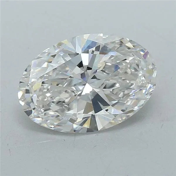 3.30ct Oval Lab Grown Diamond (Colour F, Clarity VVS2, IGI Certified)