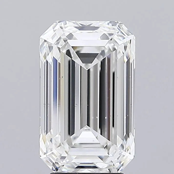 4.30ct Emerald Lab Grown Diamond (Colour F, Clarity VS2, IGI Certified)