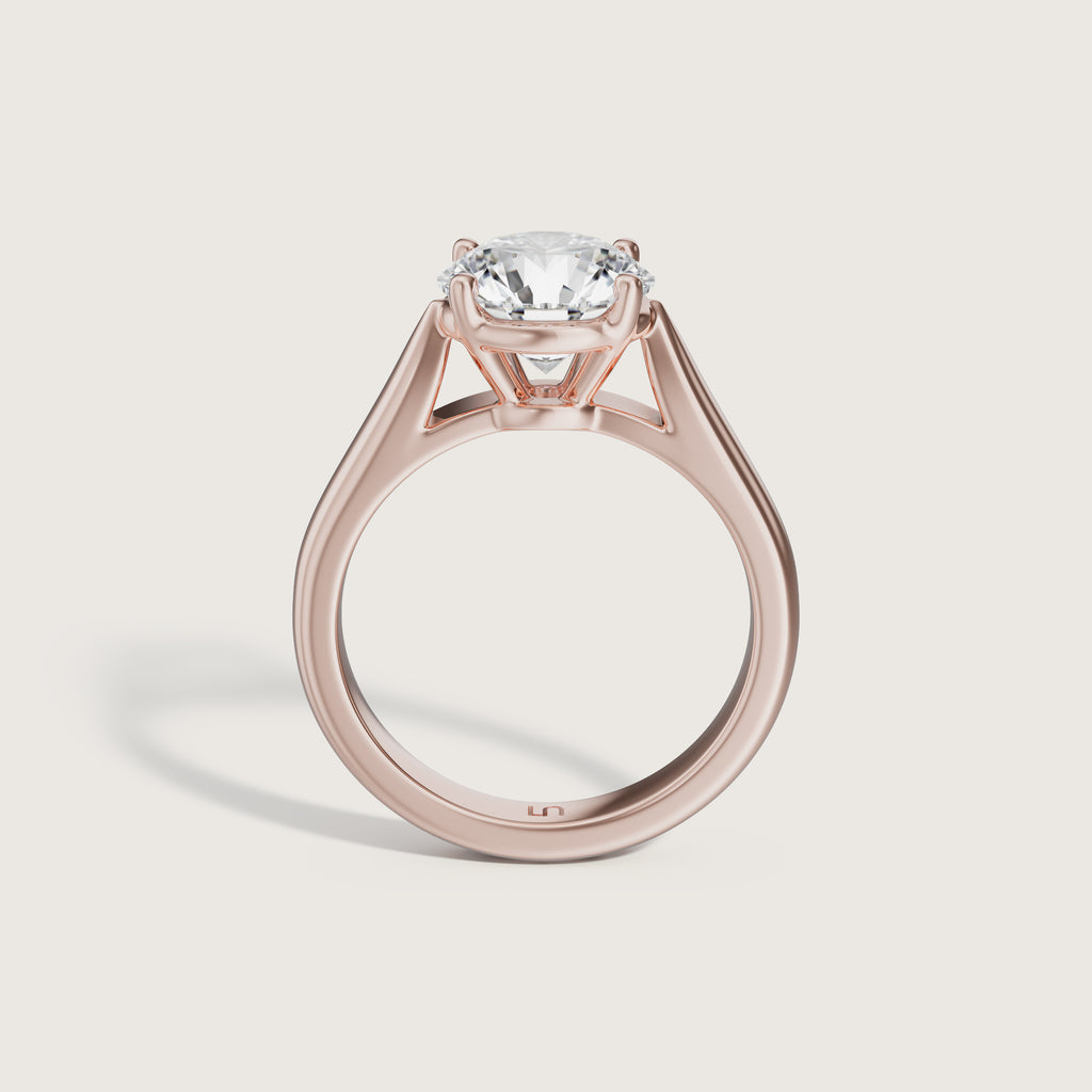 Marlene Cathedral Round Solitaire