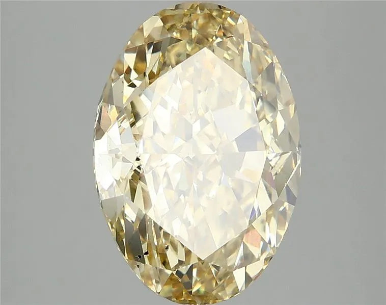 5.08ct Oval Lab Grown Diamond (Colour Fancy Intense Yellow, Clarity VS2, IGI Certified)