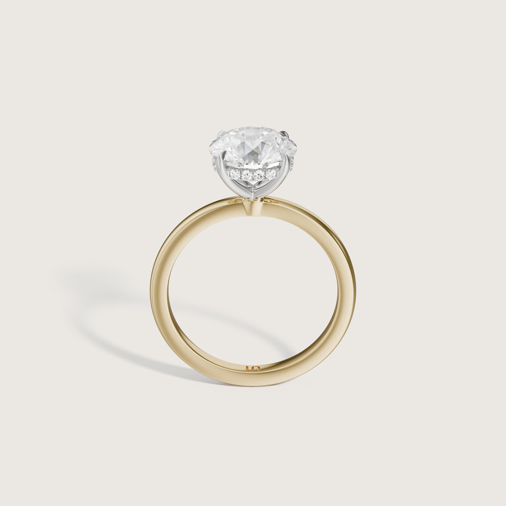 Bianca Round Solitaire - Hidden Halo