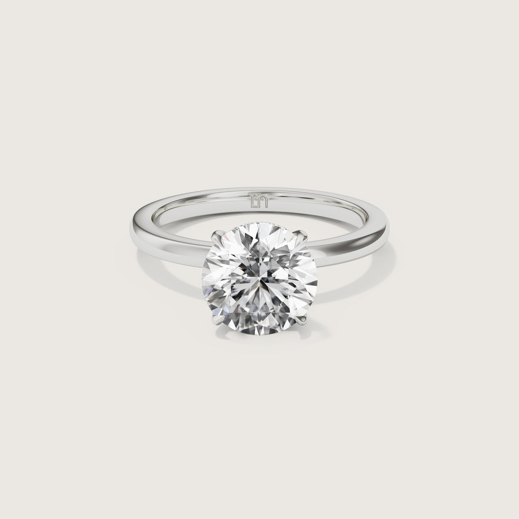 Bianca Round Solitaire - Hidden Halo