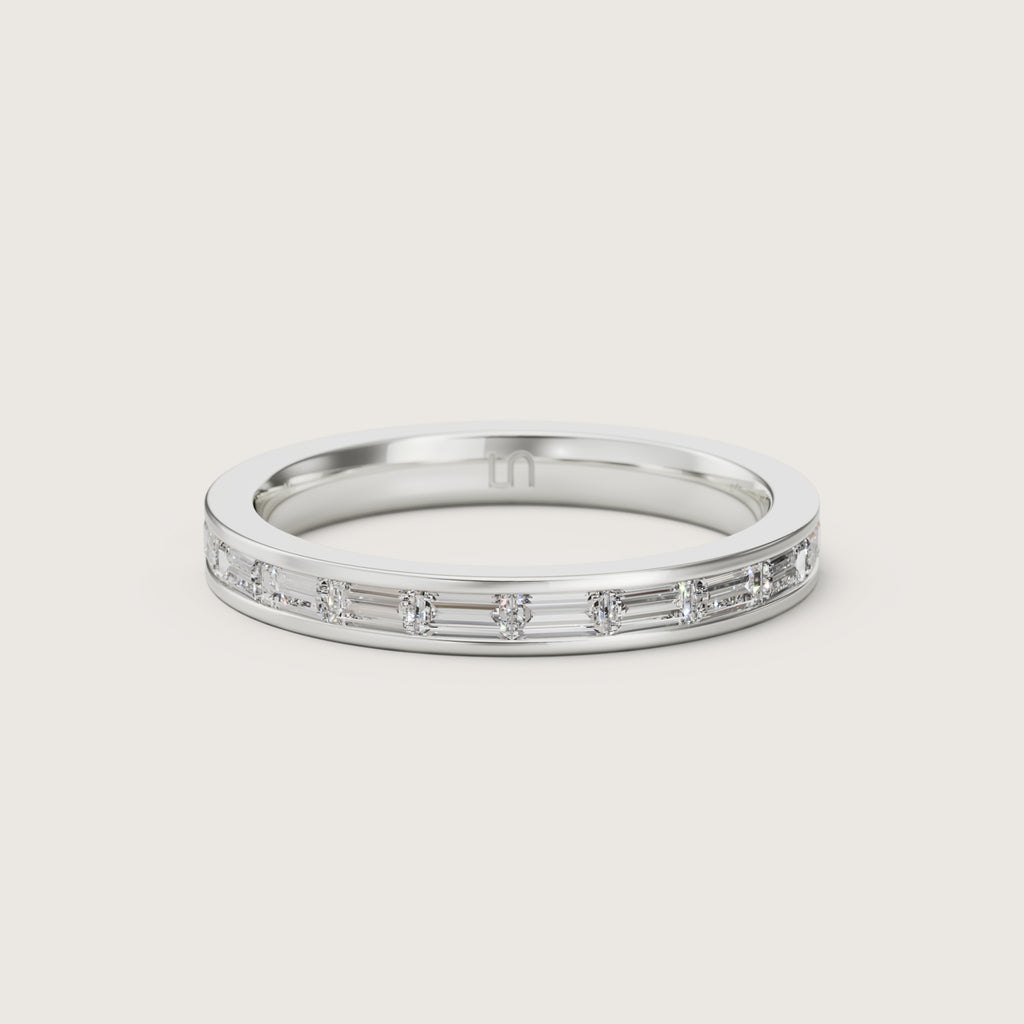 Prism Baguette Diamond Band | Halfway Diamonds