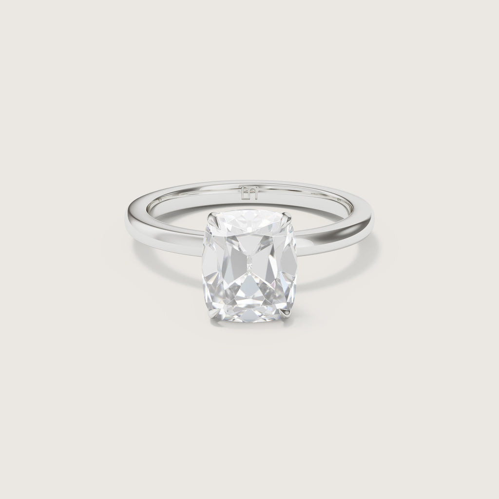 Allegra Antique Cut Cushion Solitaire