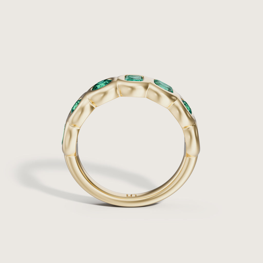 Forma Emerald Ring