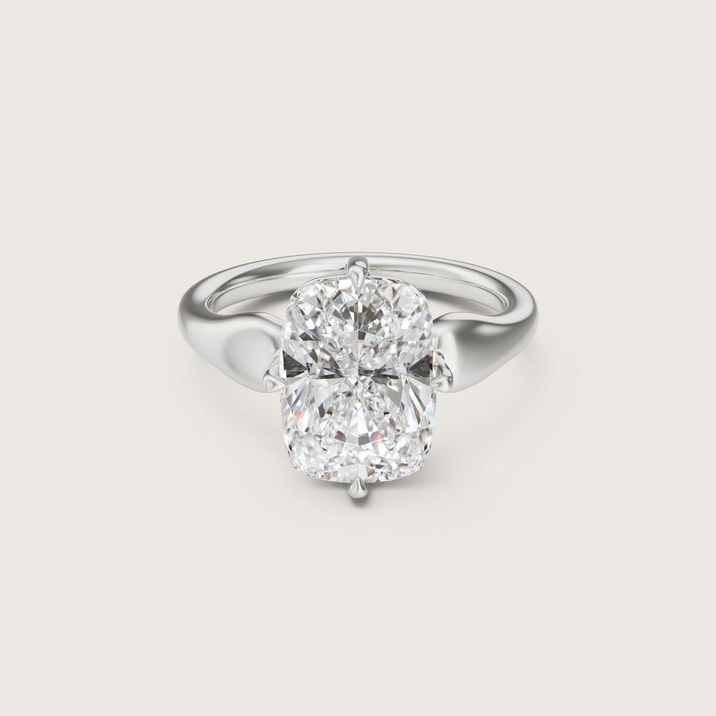 Interval Elongated Cushion Ring