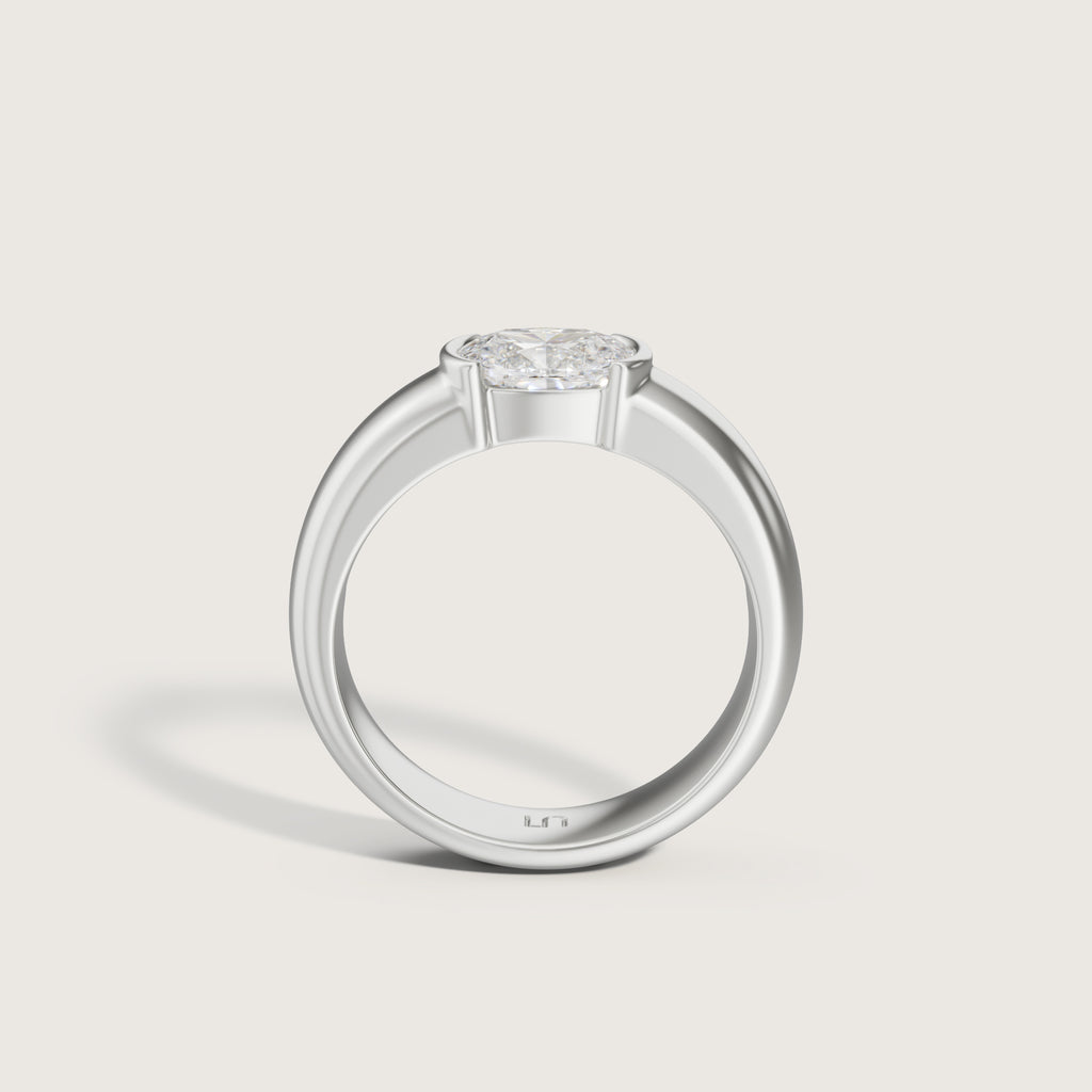 Julep Midi East West Cushion Bezel Solitaire