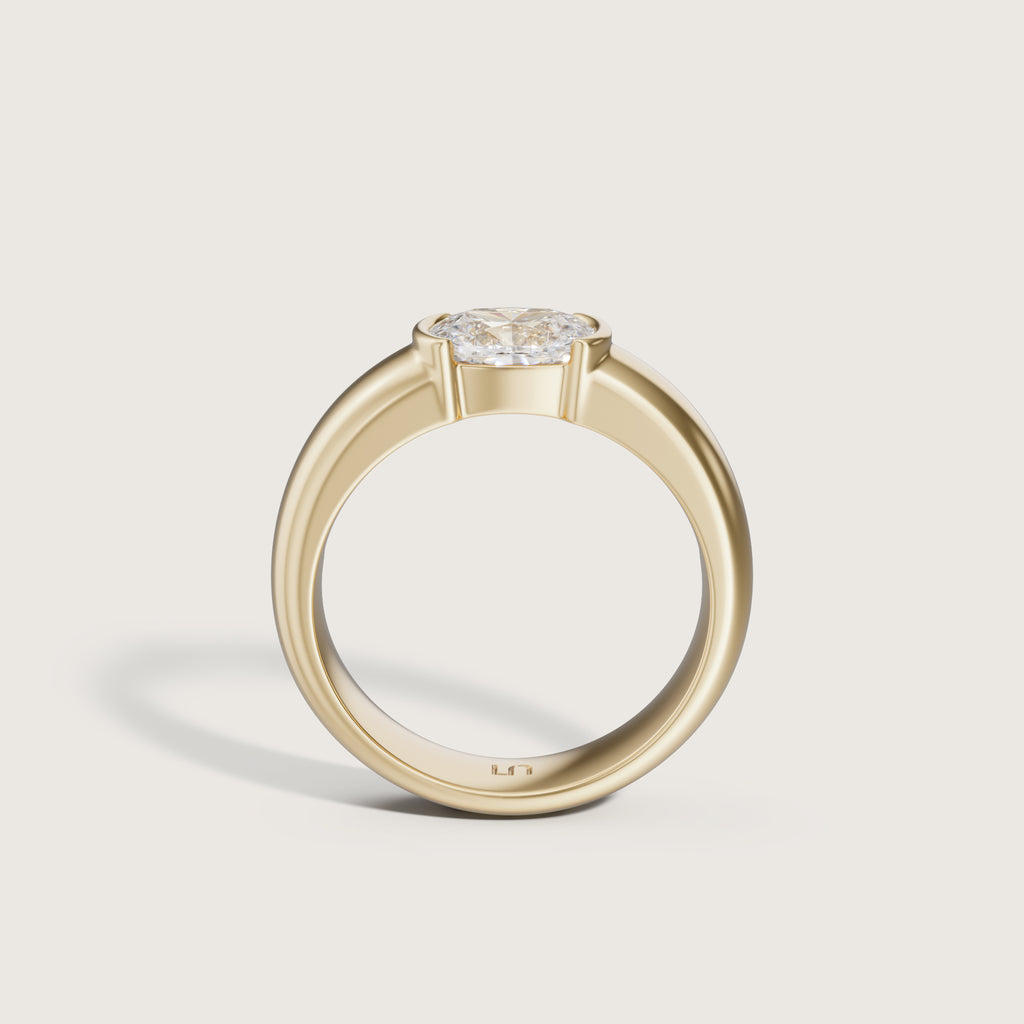 Julep Midi East West Cushion Bezel Solitaire