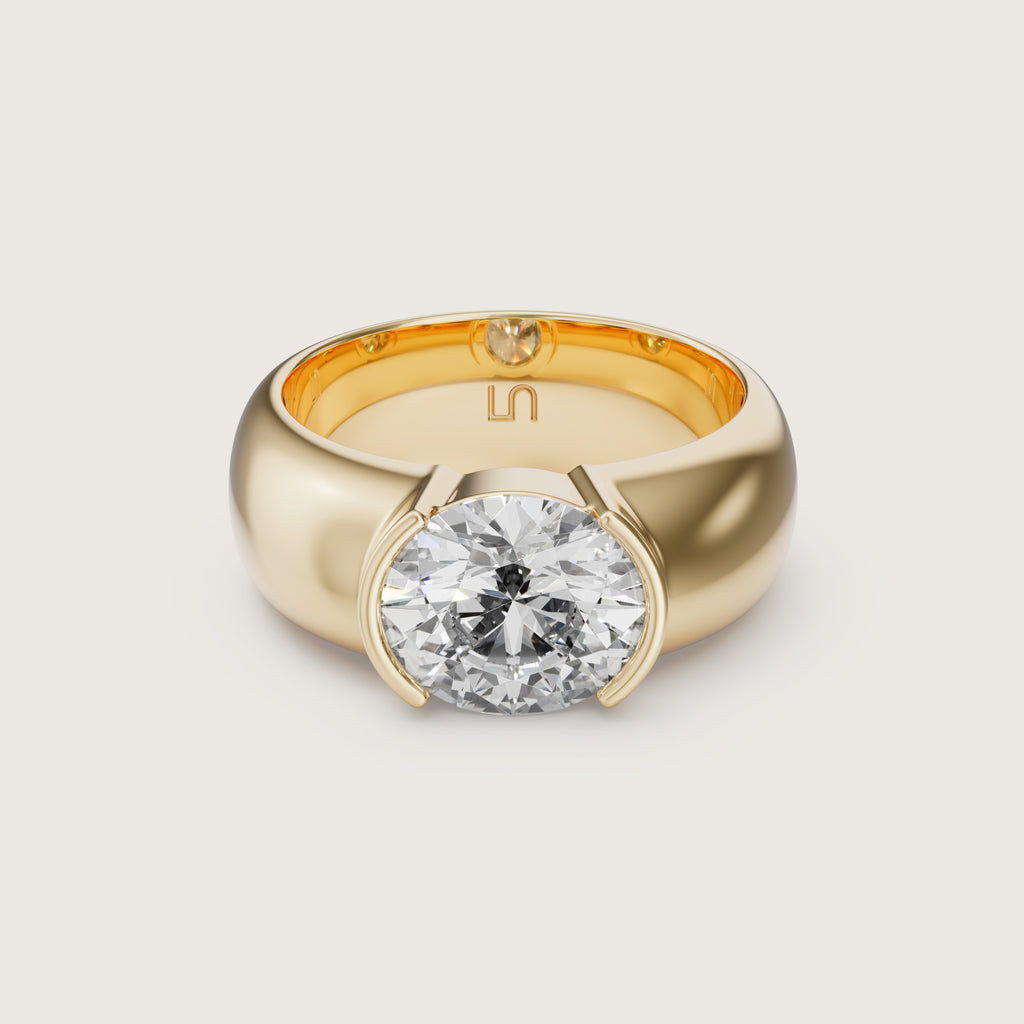 LINDELLI_Julep_Half_Domed_Ring_Yellow_Gold