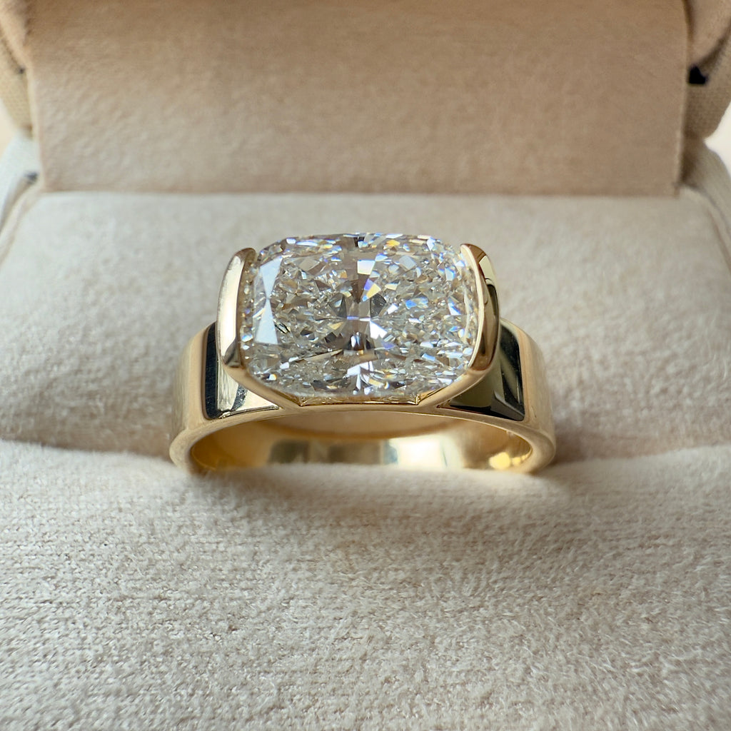 LINDELLI_Sfera_Cusion_East_West_Yellow_Gold_White_Gold_Platinum 