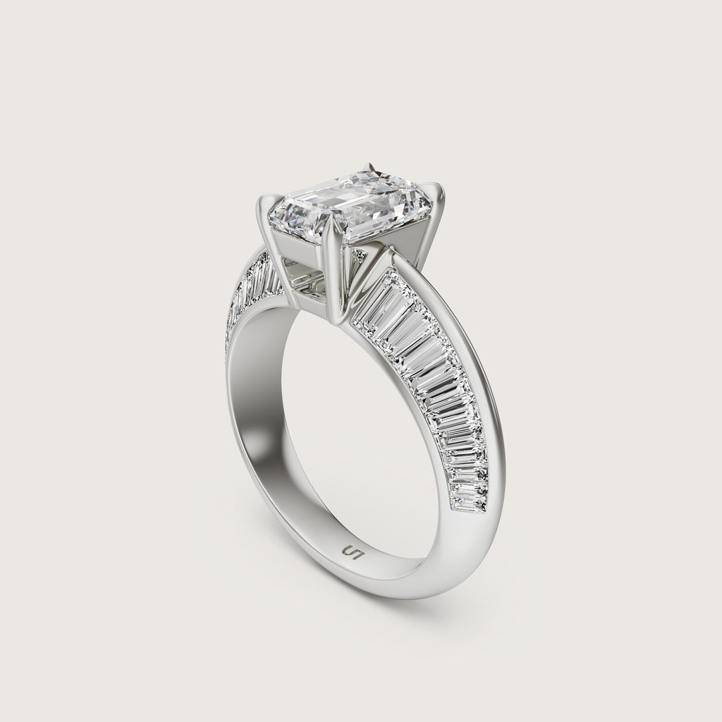 London Emerald Solitaire