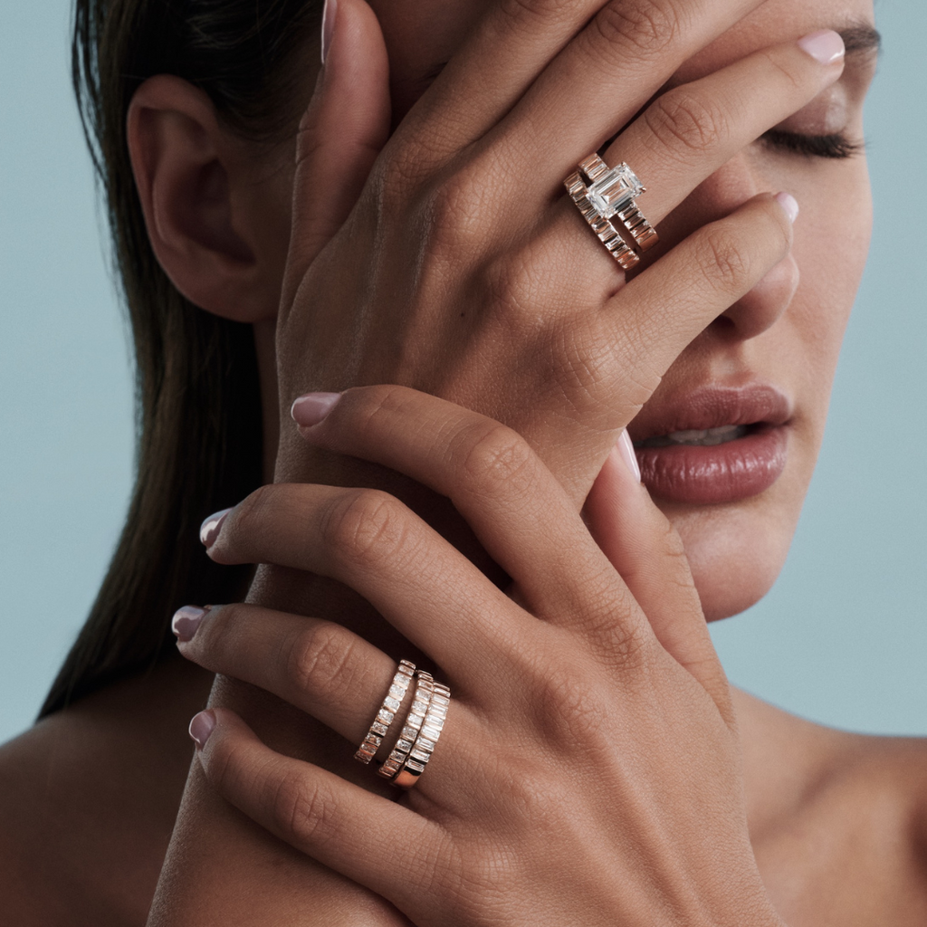 Lumi Emerald Baguette Solitaire