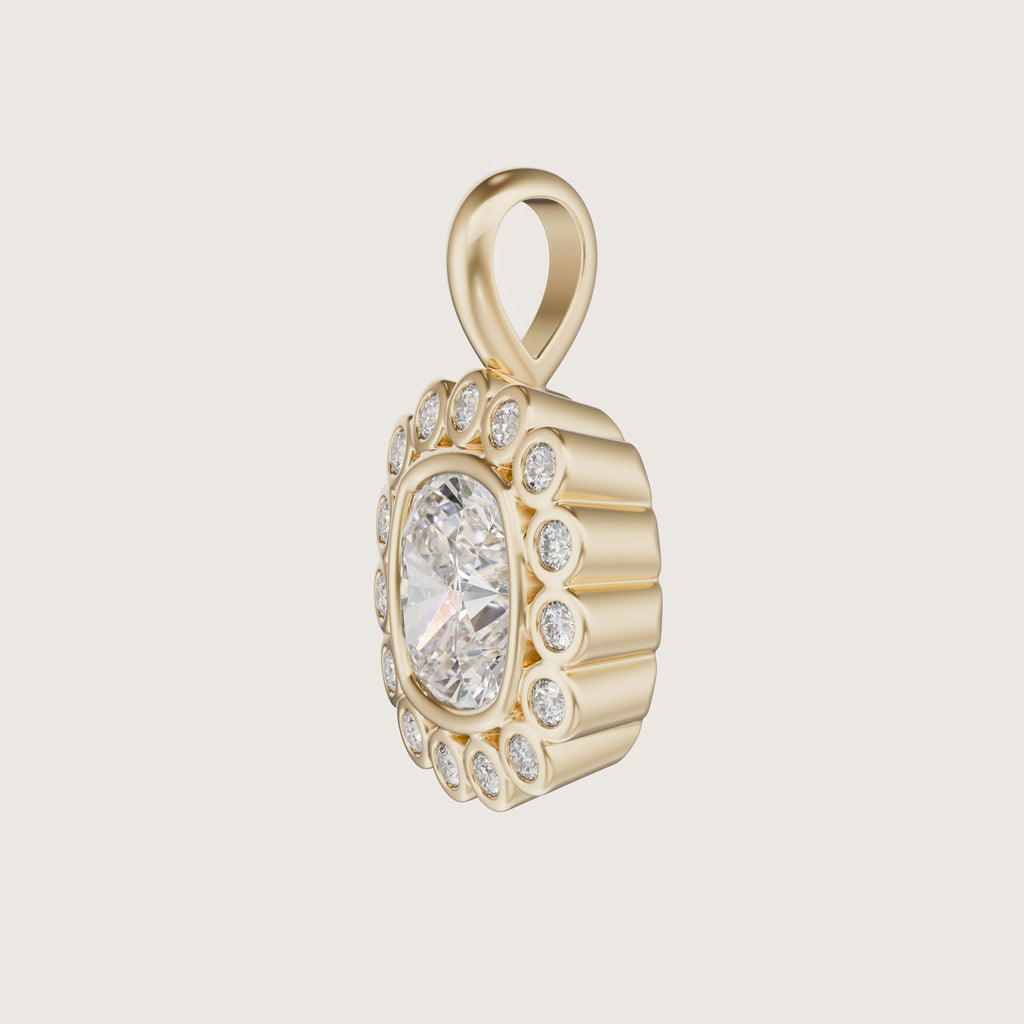 Cactus Flower Cushion Pendant