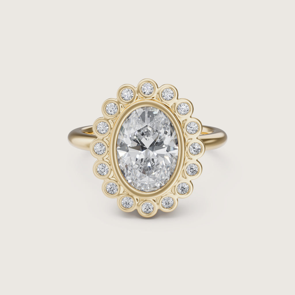Glacé Oval Bezel Ring