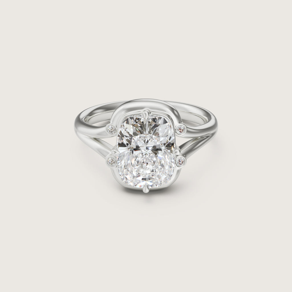 Trace Elongated Cushion Ring