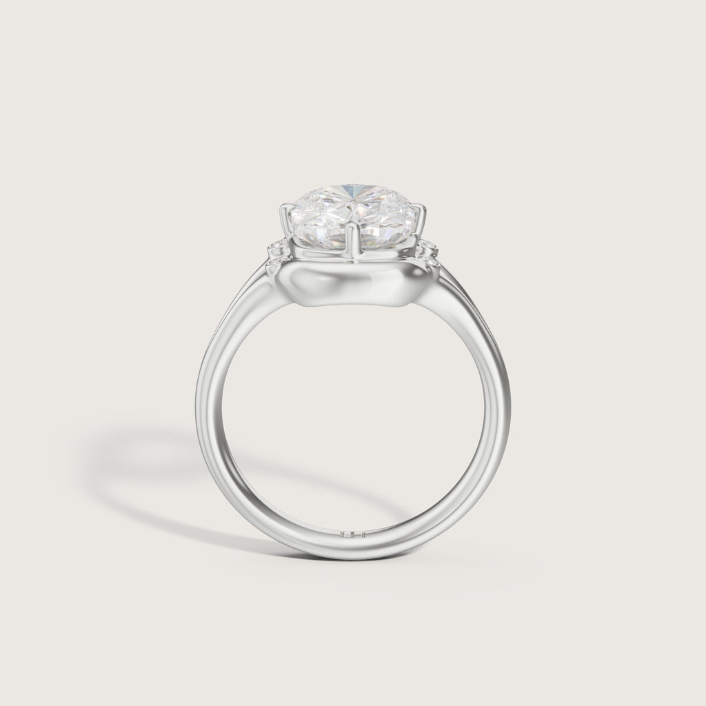 Trace Elongated Cushion Ring