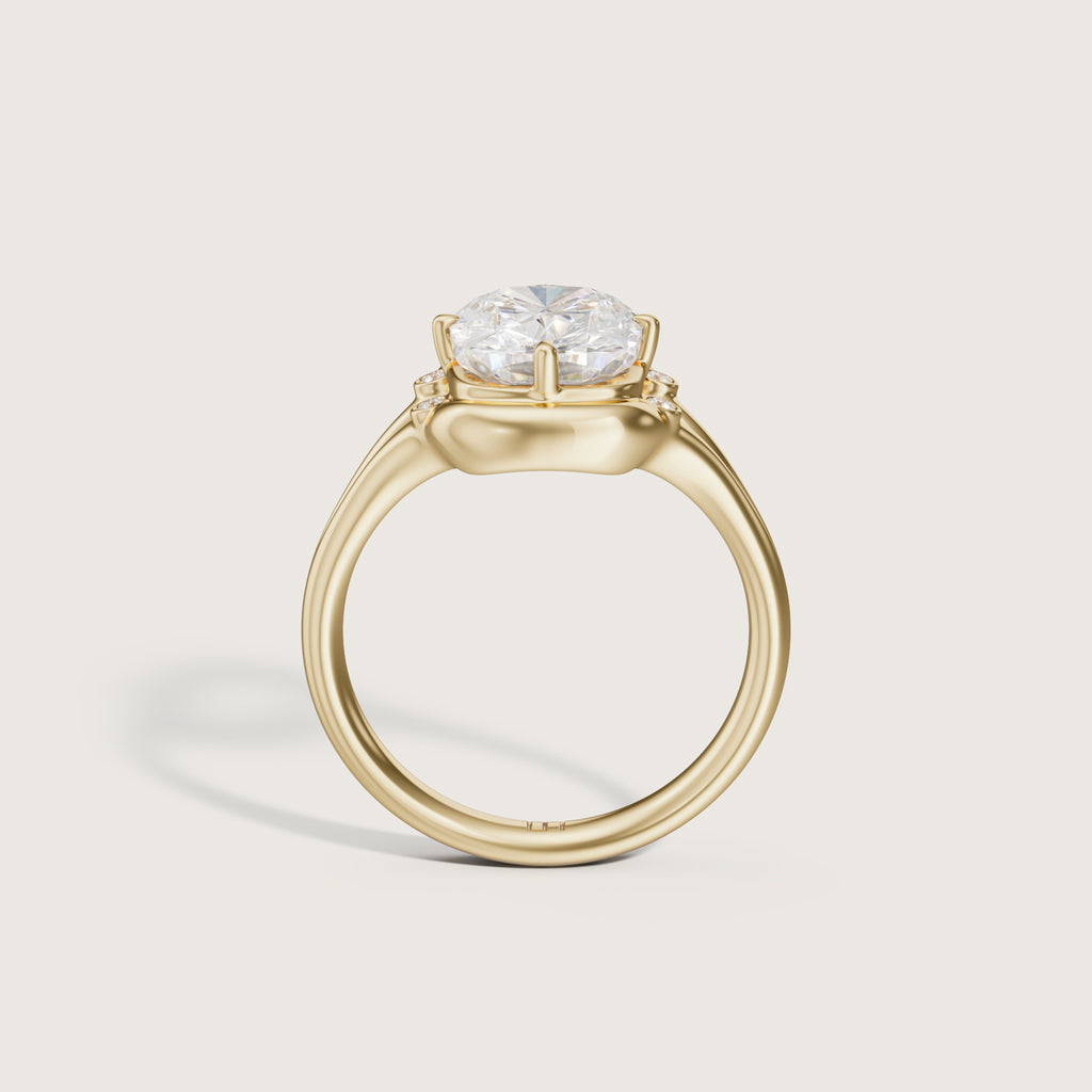Trace Elongated Cushion Ring
