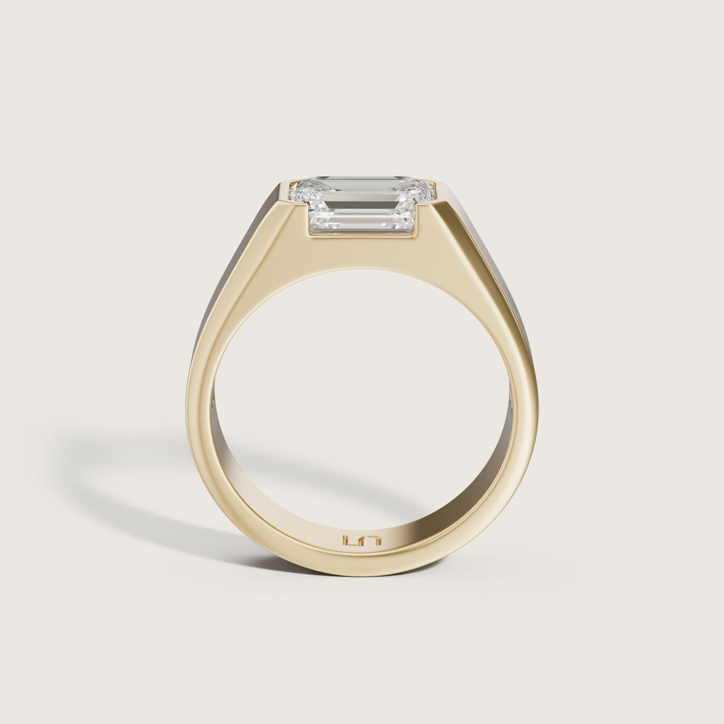 Axis Emerald Diamond Ring