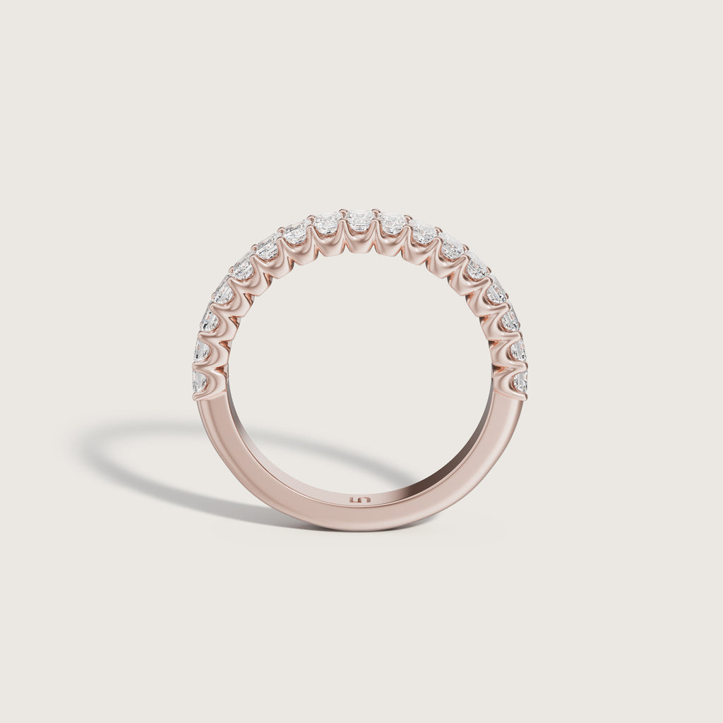 Valley Emerald Diamond Band Small | Halfway Diamonds