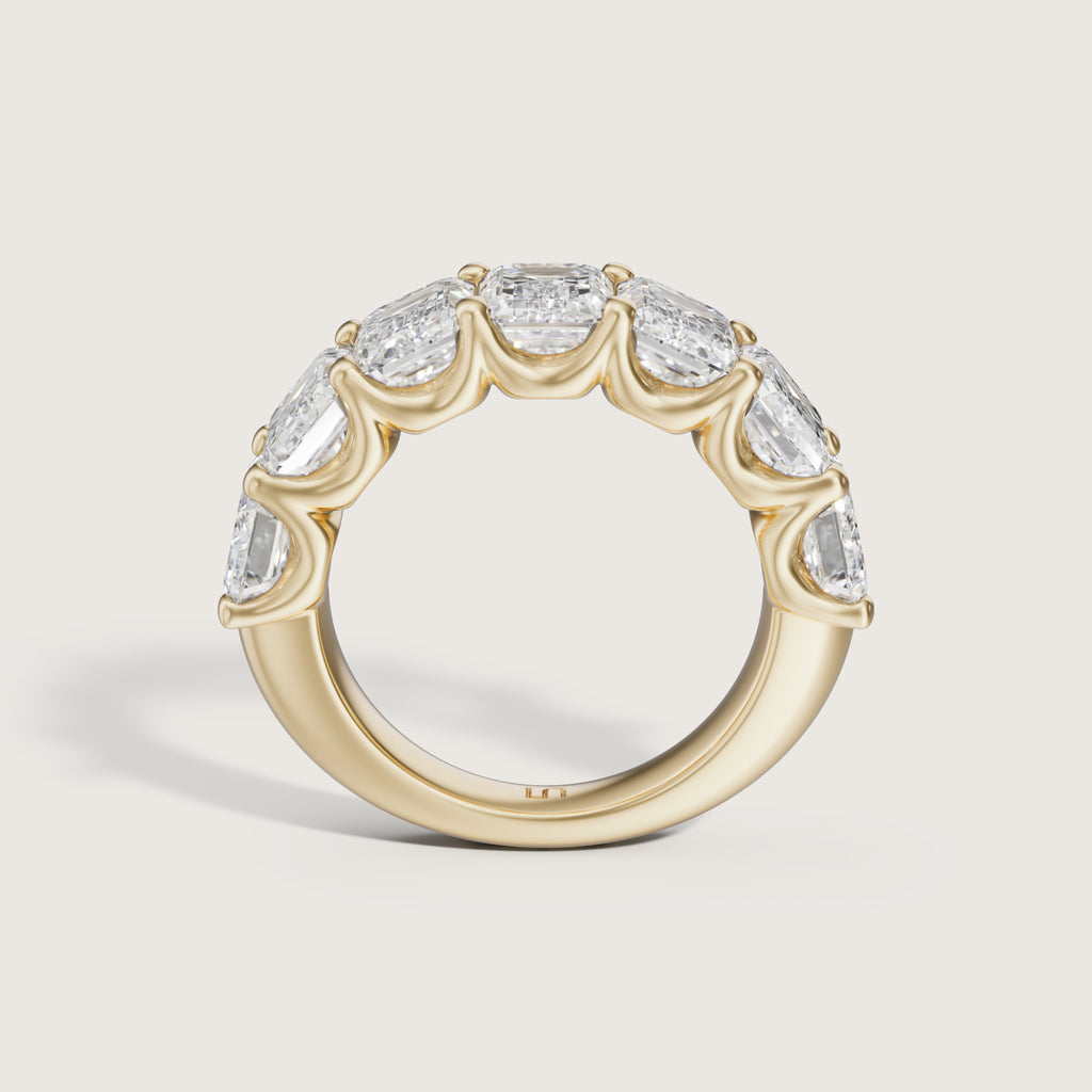 Valley Emerald Diamond Band Large | Halfway Diamonds