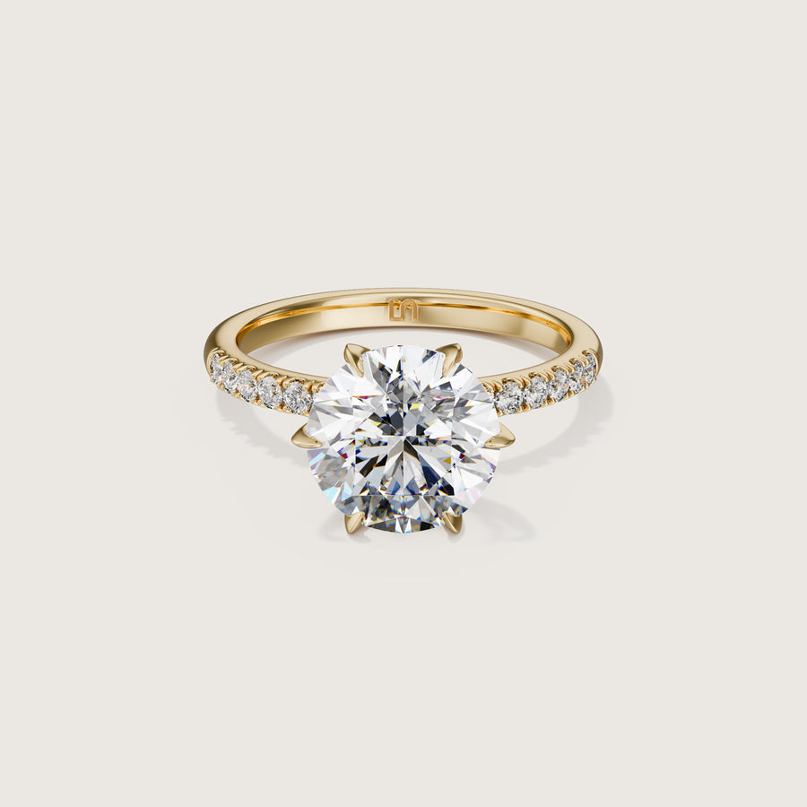 Icon Round Solitaire Ring