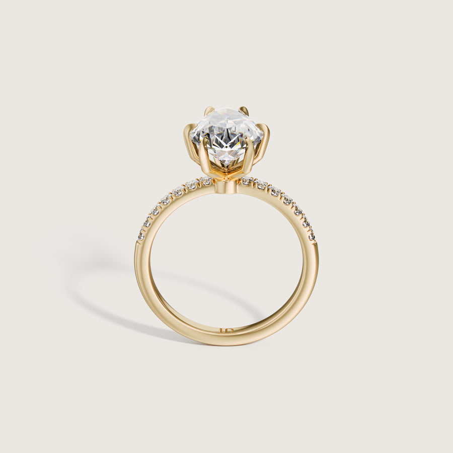 Icon Oval Solitaire Ring