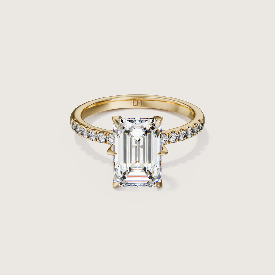Icon Emerald Solitaire Ring