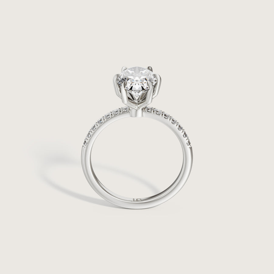 Icon Oval Solitaire Ring