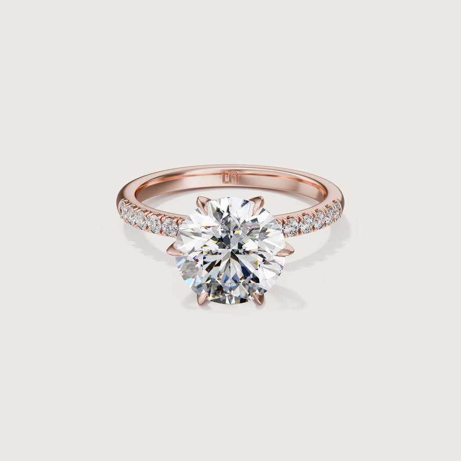 Icon Round Solitaire Ring