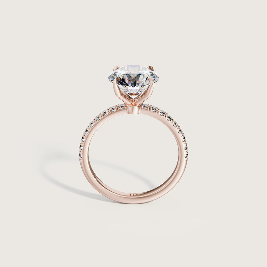 Icon Round 4 Claw Diamond Solitaire Ring