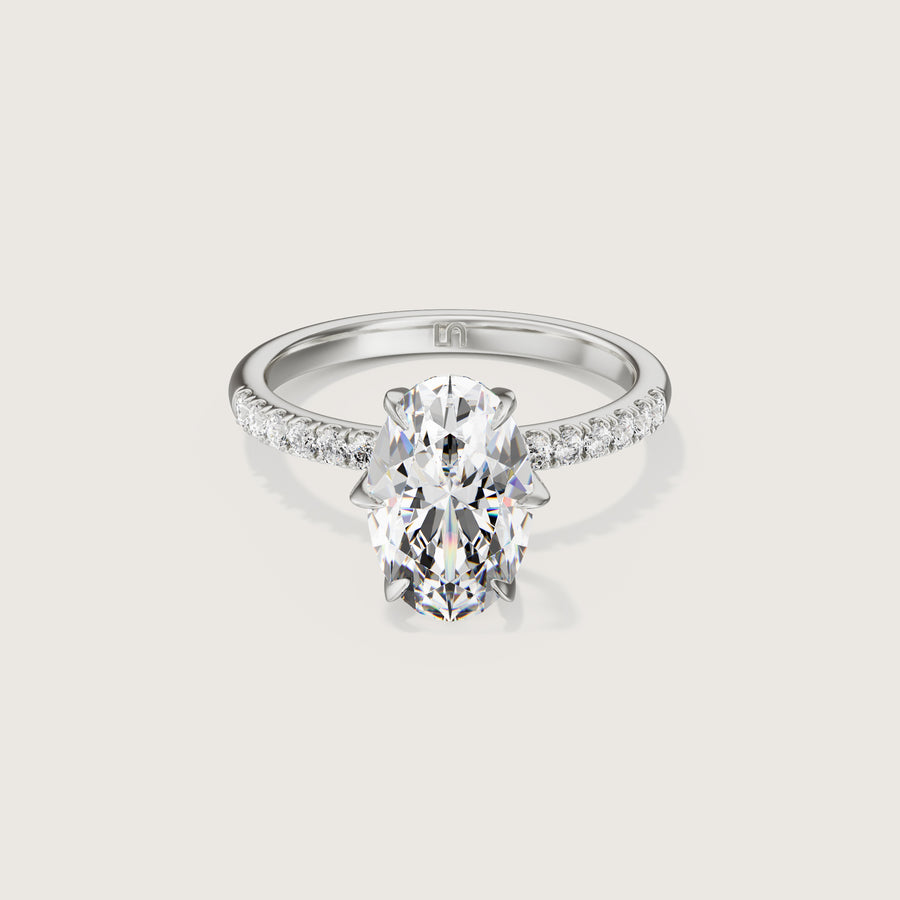 Icon Oval Solitaire Ring