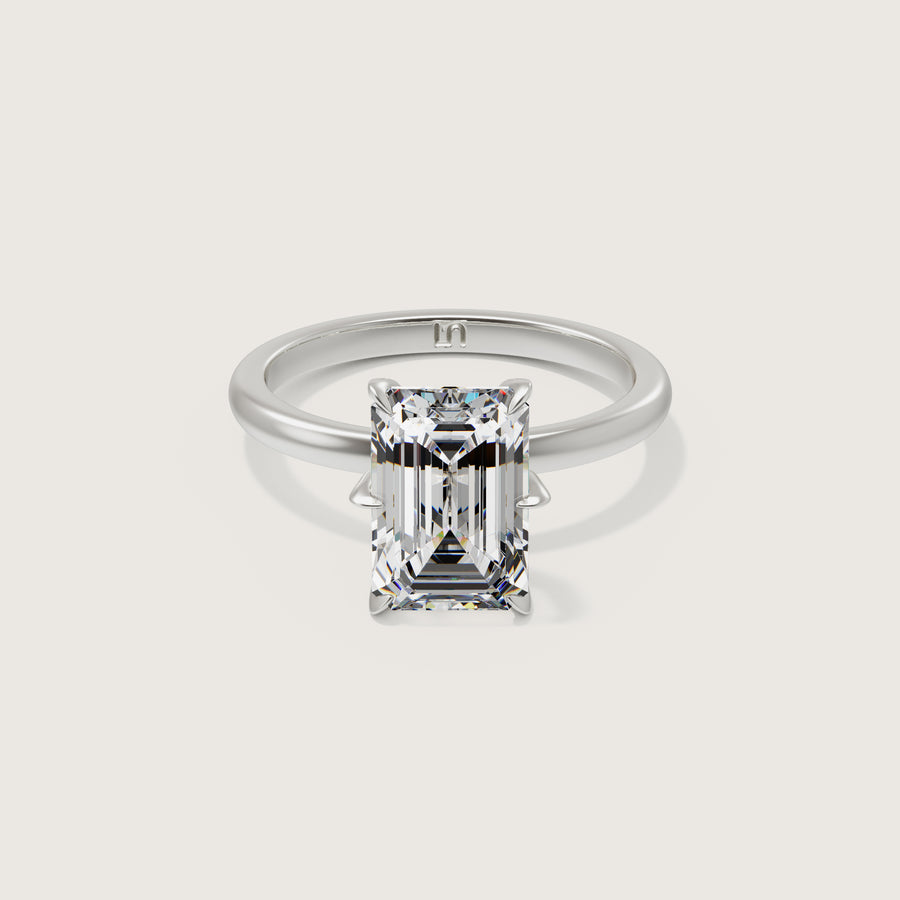 Icon Emerald Solitaire Ring