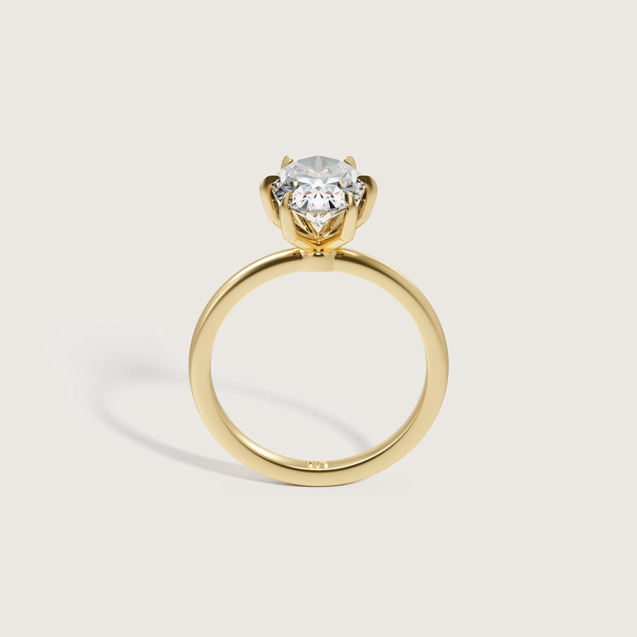 Icon Oval Solitaire Ring