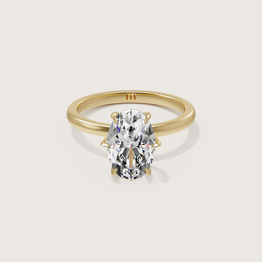 Icon Oval Solitaire Ring