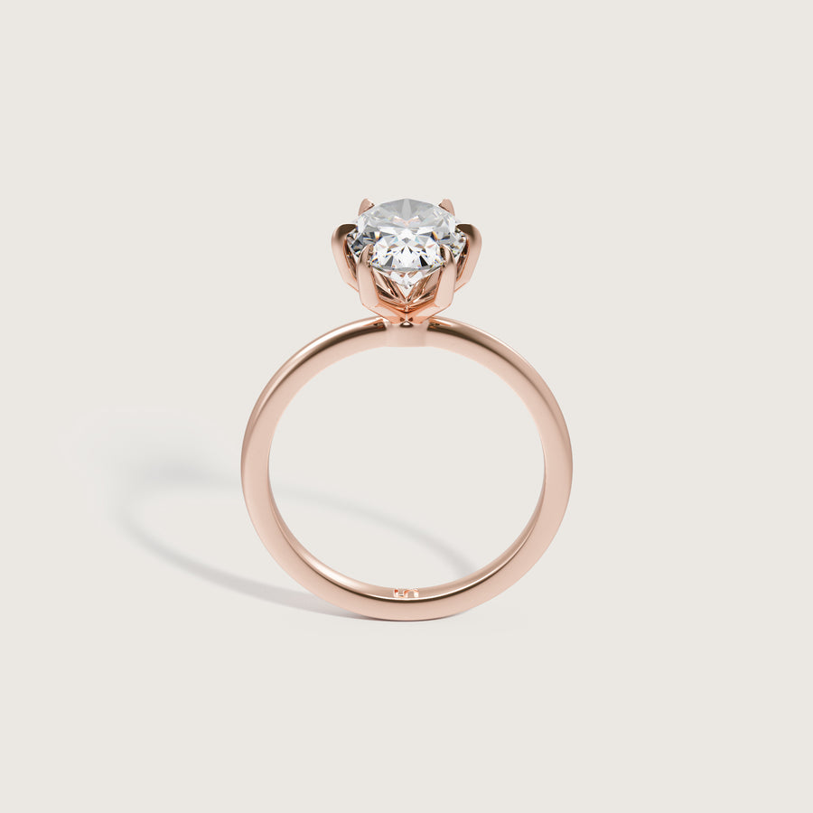 Icon Oval Solitaire Ring