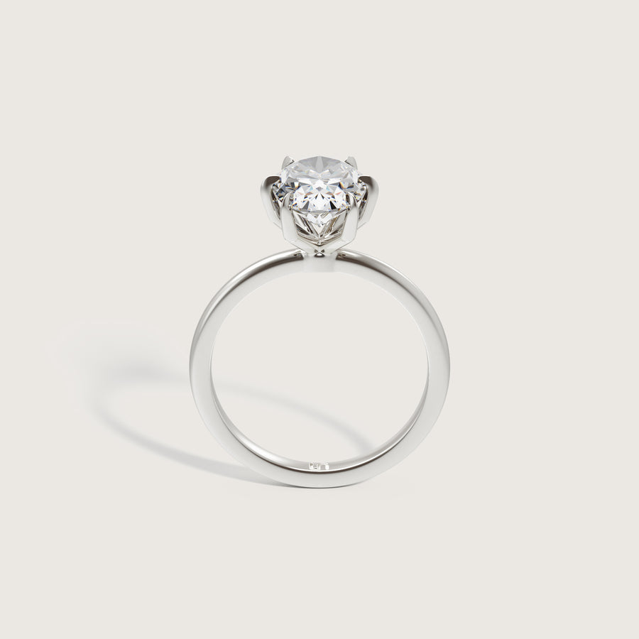 Icon Oval Solitaire Ring