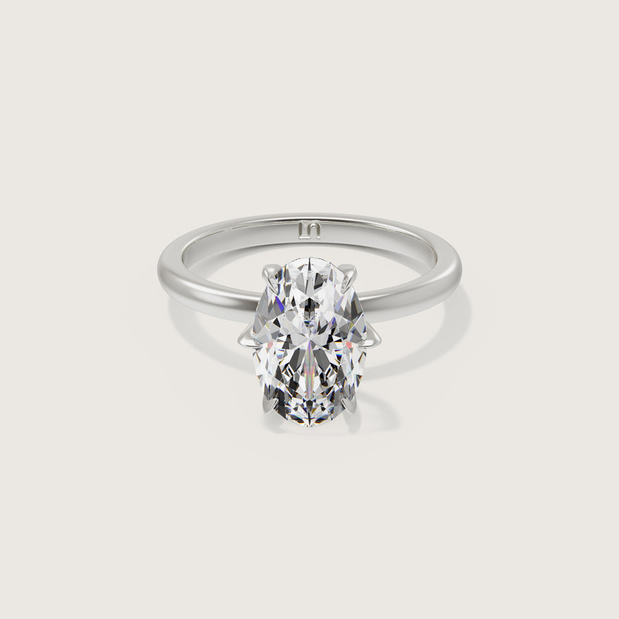 Icon Oval Solitaire Ring