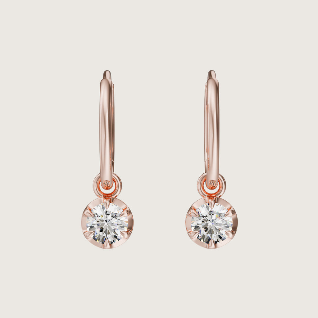 Rose_Gold_Round_Earrings_Lindelli