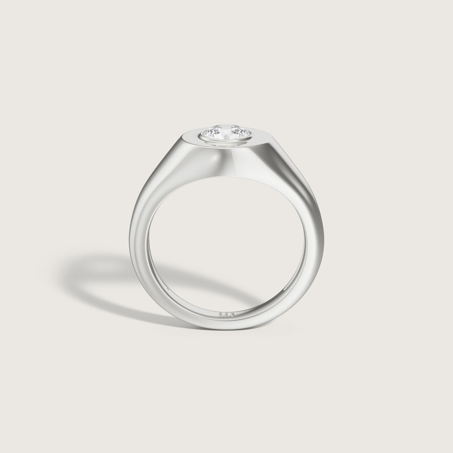 Unicus Diamond Signet Ring Oval